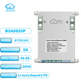 JK SMART BMS 12v 24v 48v Active Balance 7S to 24S 40A to 200A Lifepo4 Lithium ion  32700 21700 18650