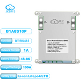 JK SMART BMS 12v 24v 48v Active Balance 7S to 24S 40A to 200A Lifepo4 Lithium ion  32700 21700 18650