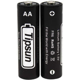 2 Pack Tipsun AA AAA Lithium Batteries, 2900mAh 1100mAh Energy Double A Triple A Battery