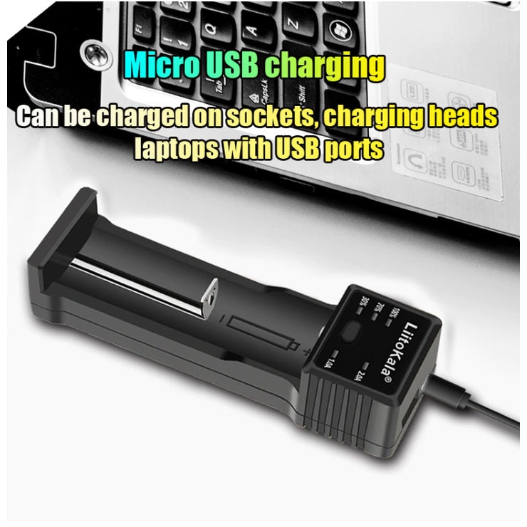 Juroupi Juroupi Lii-402 Smart Battery 1.2V 3.7V 3.2V .85V AA/AAA For 18490 18350 17670 17500 16340 14500 10440 Batteries