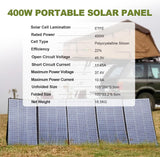 Allpowers 200w 400W foldable solar panel Waterproof IP67 18V Polycrystalline Solar Panel Camping