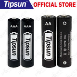 2 Pack Tipsun AA AAA Lithium Batteries, 2900mAh 1100mAh Energy Double A Triple A Battery
