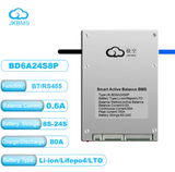 JK SMART BMS 12v 24v 48v Active Balance 7S to 24S 40A to 200A Lifepo4 Lithium ion  32700 21700 18650