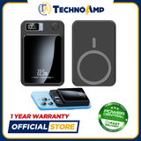 Technoamp 10000mAh 5000mAh Fast Wireless Power Bank 15w QC3.0 Super Charge Dash Charge USB C PD 18W