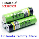 1 PC Liitokala 18650 3.7V 3400mah BMS NCR18650B rechargeable Lithium Ion Battery button type