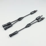 MC4 1000V 1500V Parallel Solar Panel Connector Y Branch 1 to (2,3,4) 1 x Male 1 x Female IP67 30A