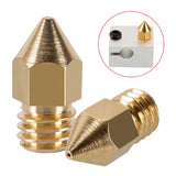 1PC Kingroon 3D Printer Nozzle MK8 1.75mm Brass Extruder Nozzle 0.2mm to 1.0mm Extruder Head