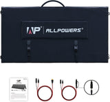Allpowers 200w 400W foldable solar panel Waterproof IP67 18V Polycrystalline Solar Panel Camping