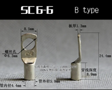 1 PC Tinned Copper Terminal lugs SC Series connector ring Solar lifepo4 SC2.5 SC4 SC150 14 to 0 AWG