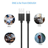 CHOETECH USB Type C Cable (USB-C to USB-A) Fast Charge