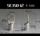 1 PC Tinned Copper Terminal lugs SC Series connector ring Solar lifepo4 SC2.5 SC4 SC150 14 to 0 AWG
