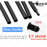 3:1 Heat Shrink Tube w/ Glue Dual Wall Tubing waterproof 1.6mm to 25.4mm Diameter Adhesive
