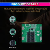 XJ-D444 4S  40A 12V 14.6V Motorcycle Starting BMS LifePO4 Battery