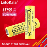 1PCS LiitoKala Lii-40A Original 21700 4000mAh 5000mah 40A Rechargeable High discharge Battery fits
