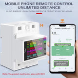 Atorch AT4PW 100A Smart WIFI Din Rail Smart Switch Digital Power Energy Volt Amp Google Home