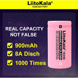 Liitokala ICR 18350 900mAh 8A  lithium ion battery