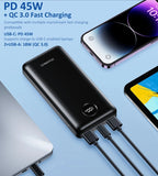 Choetech B653 USB C PD45W 20000mAh Power Bank Power Delivery 3.0 PD type C