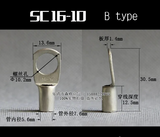 1 PC Tinned Copper Terminal lugs SC Series connector ring Solar lifepo4 SC2.5 SC4 SC150 14 to 0 AWG