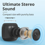 Tronsmart T7 Mini Portable Speaker TWS Bluetooth 5.3 Speaker with Balanced Bass IPX7 Waterproof LED