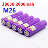 1 pc 100% original LiitoKala for M26 18650 2600mah 10A li-ion rechargeable battery