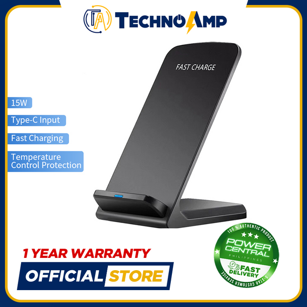 Technoamp 15W Fast Wireless Charger Stand QI Wireless charging 10W 5W Type C