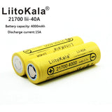 LiitoKala Lii-40A  21700 4000mAh 40A lithium ion battery