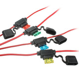 RR Car Auto 10A 15A 20A 30A Medium Size Waterproof Standard Blade Type Fuse Holder
