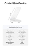 Technoamp 15W Fast Wireless Charger Stand QI Wireless charging 10W 5W Type C