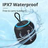 Tronsmart T7 Mini Portable Speaker TWS Bluetooth 5.3 Speaker with Balanced Bass IPX7 Waterproof LED