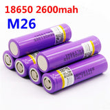 1 pc 100% original LiitoKala for M26 18650 2600mah 10A li-ion rechargeable battery