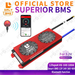 Power Central lifepo4 Lithium li ion Smart BMS 12v 24v 36v 48v 60v 72v 100a 4s 8s 12s 16s by Daly