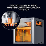 QIDI Max4 3D Printer, 390×390×340mm Large Build Volume, 65℃ Heated Chamber 370℃ nozzle
