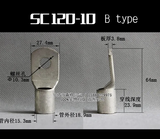 1 PC Tinned Copper Terminal lugs SC Series connector ring Solar lifepo4 SC2.5 SC4 SC150 14 to 0 AWG