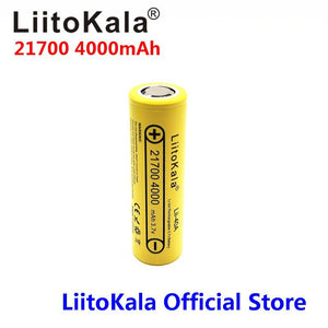 LiitoKala Lii-40A  21700 4000mAh 40A lithium ion battery