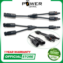 MC4 1000V 1500V Parallel Solar Panel Connector Y Branch 1 to (2,3,4) 1 x Male 1 x Female IP67 30A