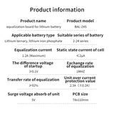 Sunkko Active balancer 12V 24V 36V 48V 60V 72V 4s 6s 10s 13s lithium lifepo4 batteries 18650 32650