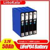 Great Power LiFePo4 3.2V 50AH Bolt 2C 100A battery lithium Battery for diy 12V 24V e bike solar