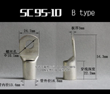 1 PC Tinned Copper Terminal lugs SC Series connector ring Solar lifepo4 SC2.5 SC4 SC150 14 to 0 AWG