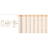 1 PC Copper Terminal OT Series connector Copper Nose ring Solar lifepo4 5 10 20 30 40 50 100 300A