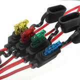 RR Car Auto 10A 15A 20A 30A Medium Size Waterproof Standard Blade Type Fuse Holder