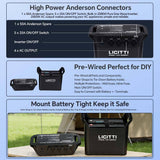 Licitti MAX 2000W AC 220V Battery Box Power Station for 12V300ah Lifepo4