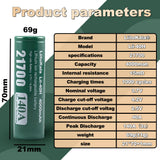 LiitoKala Lii-40H 140A discharge 3.7V 21700 4000mAh Top High-performance Rechargeable Battery for power tools