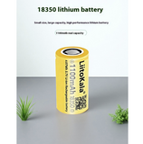 1 pc 100%  Liitokala ICR 18350 1100mAh 5A li-ion rechargeable battery Lithium ion