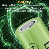 LiitoKala Lii-56E 20A Discharge 3.7V 21700 5600mAh Top High-performance Rechargeable Battery