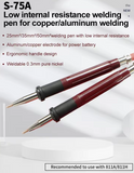 Sunkko Replacement Welding Electrodes for 75A Welding Pen(25mm²/35mm²) 78B Pen and S75A Pen