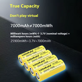 LiitoKala Lii-51S lii-52S 26650 26700 5100mAh 21A Battery 3.7V Li-ion Rechargeable Battery High discharge