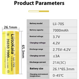 LiitoKala Lii-51S lii-52S 26650 26700 5100mAh 21A Battery 3.7V Li-ion Rechargeable Battery High discharge