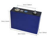 4PCS Brand New 2025 Grade A EVE LF100LA 3.2V 100AH Lifepo4 Battery Prismatic Cells 4000 lifecycles Solar