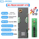 JK Inverter Smart BMS 8-16S 100A-200A RS485 CAN Active balancer 2A Solar Home Battery Storage system
