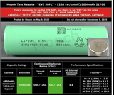 1PC EVE 50PL 40PL 21700 5000mAh 70A 180A discharge Flat top Lithium Ion Battery Grade A